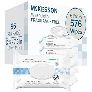 McKesson Disposable Washcloths Review Large Unscented Wipes for Sensitive Skin