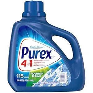 Purex Liquid Laundry Detergent Review Mountain Breeze Scent Deep Clean Performance