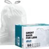 51iTw6GdSfS._AC_SL1000_ Plasticplace Trash Bags Code N Review Perfect Fit Tear Resistant Drawstring Liners