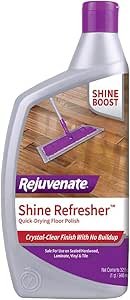 Rejuvenate Floor Polish Review Reveals Fast Drying Shine Refresher for Hardwood Laminate Vinyl