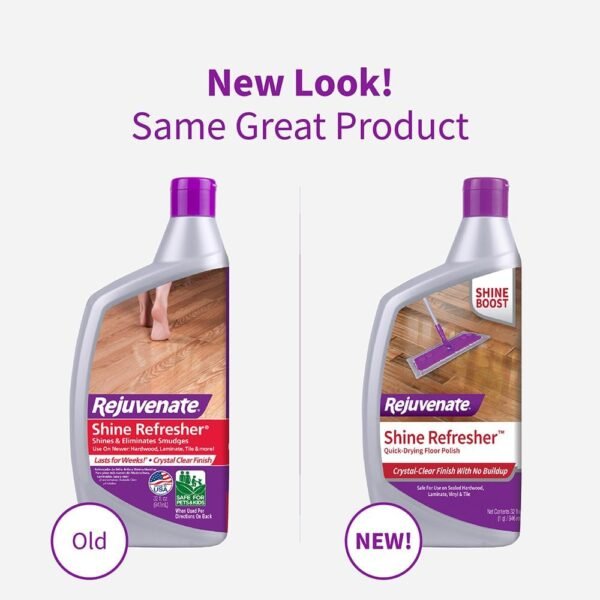 Rejuvenate Floor Polish Review Reveals Fast Drying Shine Refresher for Hardwood Laminate Vinyl