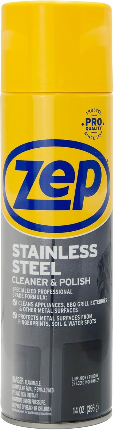 Zep Stainless Steel Cleaner Review Best Metal Polish for Appliances and Surfaces