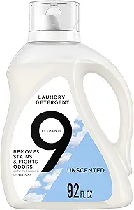 9 Elements Natural Liquid Laundry Detergent Review Procter & Gamble Vinegar Powered Performance