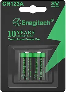 Enegitech CR123A 3V Lithium Battery Review High Performance for Home Security Systems