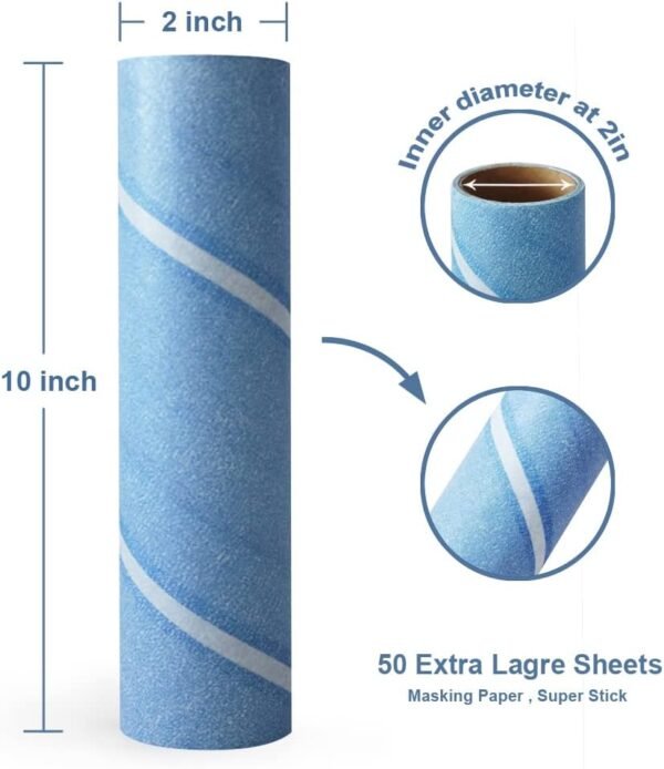 Layers Large Lint Roller Refill Review Exploring Sticky Coverage and Durability for Household Use