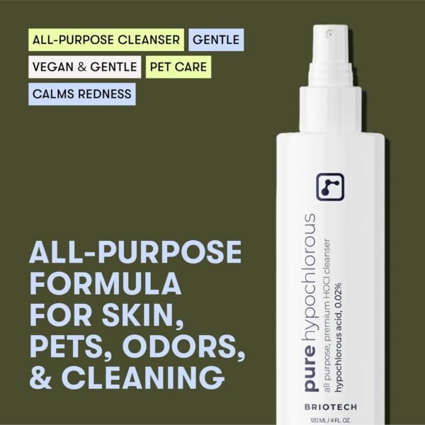 Briotech Pure Hypochlorous Acid Spray Review Best All Purpose Cleaner for Pets and Home