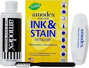 Amodex Stain Remover Kit Review Effective Ink and Grease Removal for Laundry