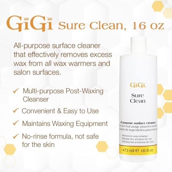 GiGi Sure Clean Wax Residue Remover Review Best All-Purpose Surface Cleaner for Warmers