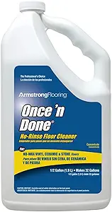 Armstrong Once N Done Floor Cleaner Review Citrus Scent Concentrate Performance Tested