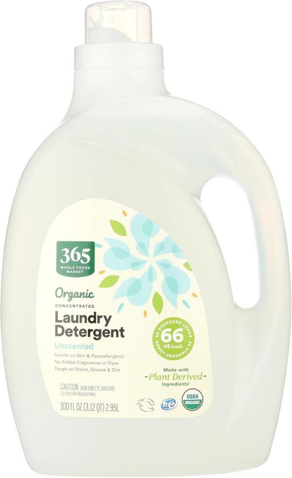Organic Concentrated Laundry Detergent by Whole Foods Market Review Reveals Powerful Unscented Cleaning