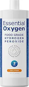 Essential Oxygen Food Grade Hydrogen Peroxide 3% Review Best Natural Household Cleaner