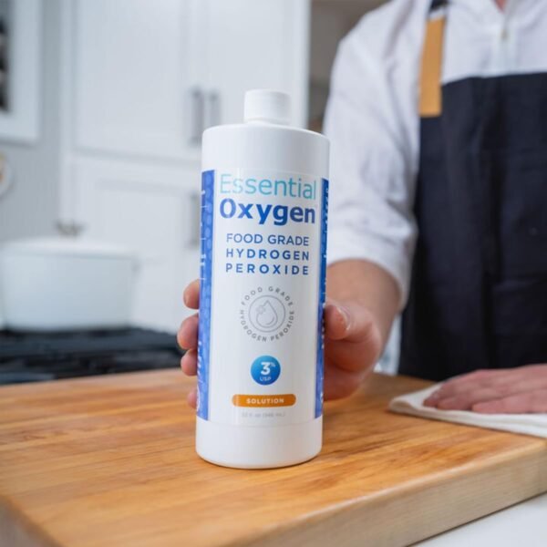 Essential Oxygen Food Grade Hydrogen Peroxide 3% Review Best Natural Household Cleaner