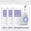 simplehuman Code B Trash Bags Review Durable Custom Fit Liners for 6 Liter Cans