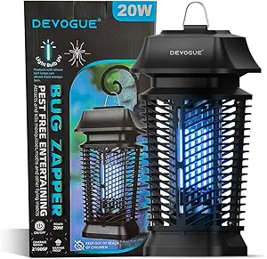 DEVOGUE Electric Bug Zapper Review Efficient Mosquito Control for Indoor Outdoor Use