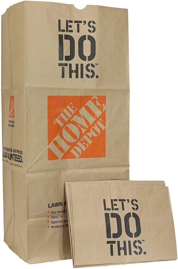 Review of The Home Depot 30 Gallon Lawn and Leaf Bags Durable and Tear-Resistant