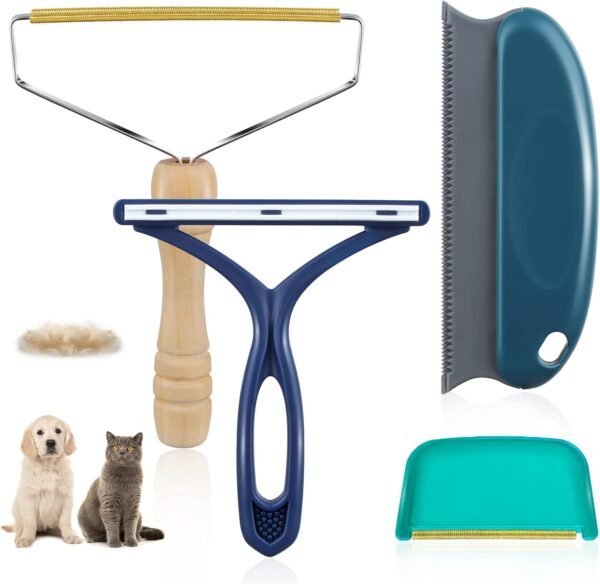 AXLUNAR Pet Hair Remover Review 4 Pack Effective Lint Remover for Furniture Upholstery