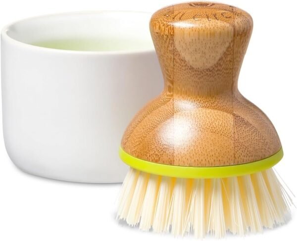 Full Circle Bamboo Dish Brush and Soap Dispenser Review Eco-Friendly Kitchen Cleaning