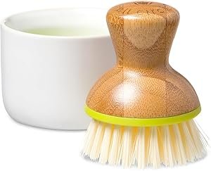 Full Circle Bamboo Dish Brush and Soap Dispenser Review Eco-Friendly Kitchen Cleaning
