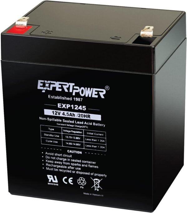 61kO5MGG9L._AC_SL1500_ ExpertPower EXP1245 12V Battery Review Uncovers Durability and Performance Insights