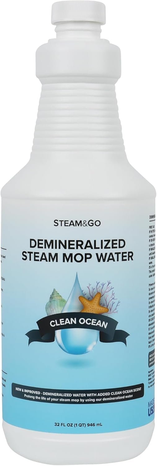 Steam Mop Demineralized Water Steam & Go Review Best for Streak-Free Cleaning