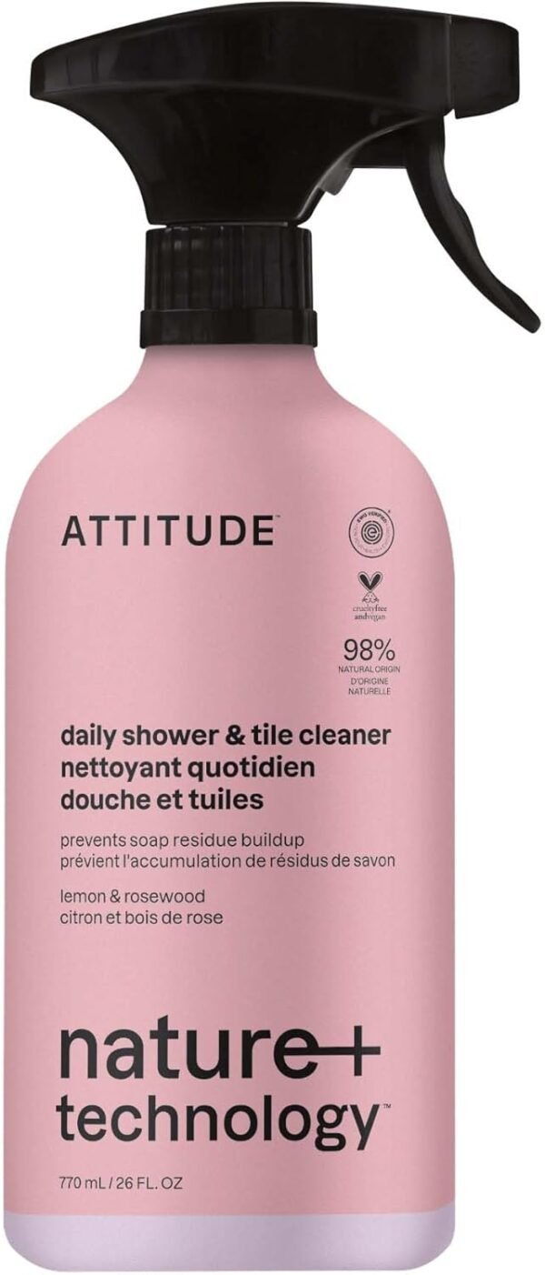 ATTITUDE Shower and Tiles Cleaner Spray Review Natural Ingredients and Streak Free Cleaning