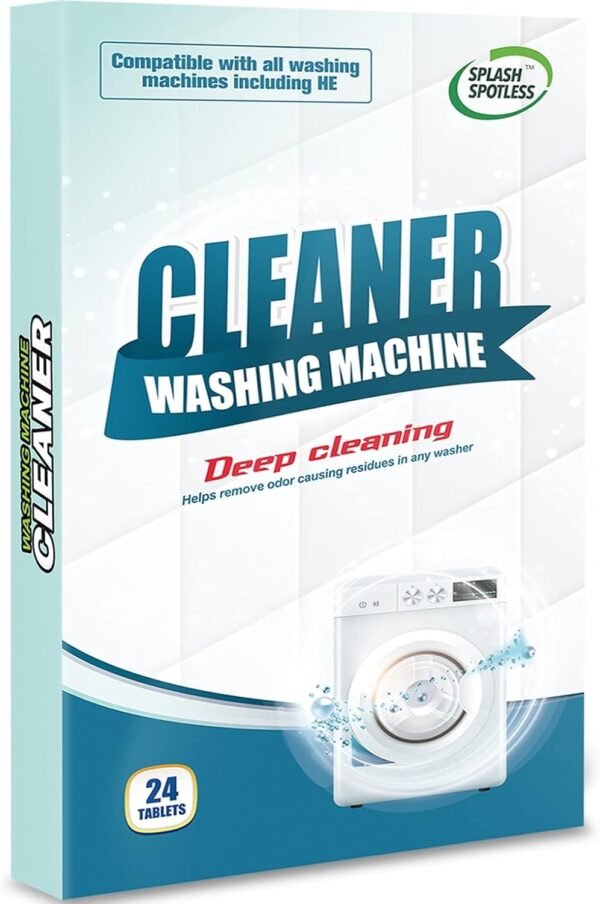 Washing Machine Cleaner Review Splash Spotless Tablets Deep Clean for HE Washers