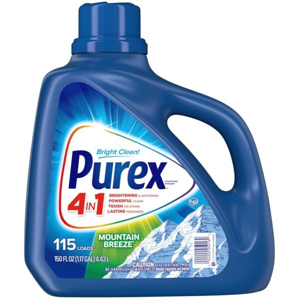 Purex Liquid Laundry Detergent Review Mountain Breeze Scent Deep Clean Performance