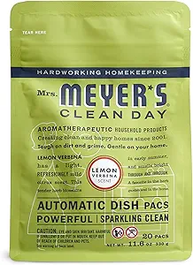 Mrs Meyers Clean Day Dishwasher Pods Review Best Lemon Verbena Detergent