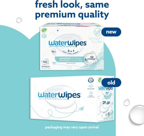 WaterWipes Sensitive+ On The Go Wipes Review Pure Gentle 3-in-1 Skincare Essential