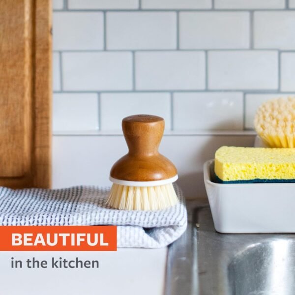 Full Circle Bamboo Dish Brush and Soap Dispenser Review Eco-Friendly Kitchen Cleaning