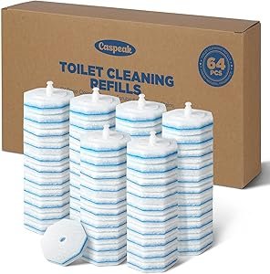Caspeak Toilet Wand Refills Review 64 Count High-Density Durable Cleaning Power