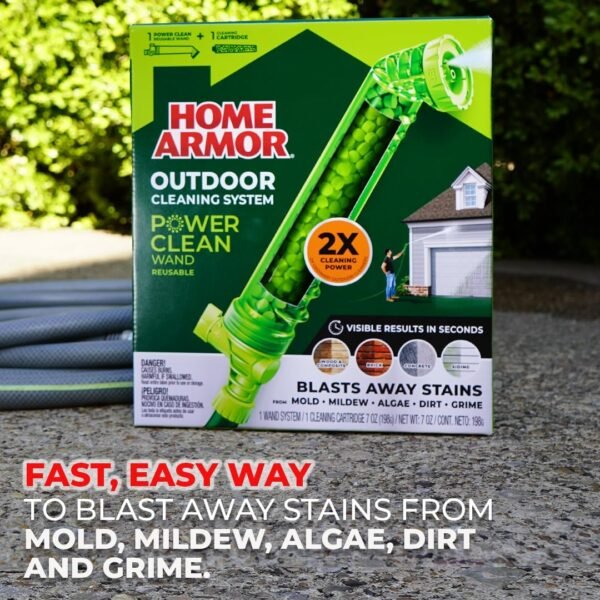 Home Armor Power Clean Wand Outdoor Cleaner Review Effective Mold Mildew Remover