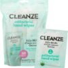 Cleanze Antibacterial Hand Sanitizing Wipes Review Kills Germs with Aloe Care