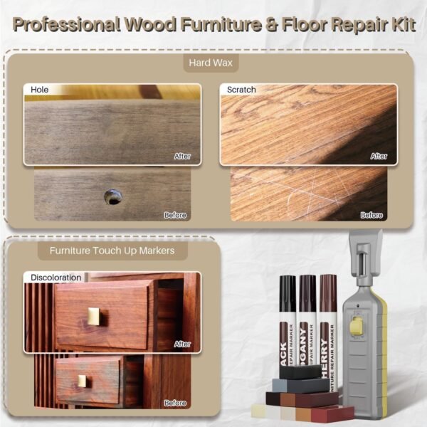 PUYD Hardwood Floor Repair Kit Review Fast DIY Fix for Scratches Cracks and Holes