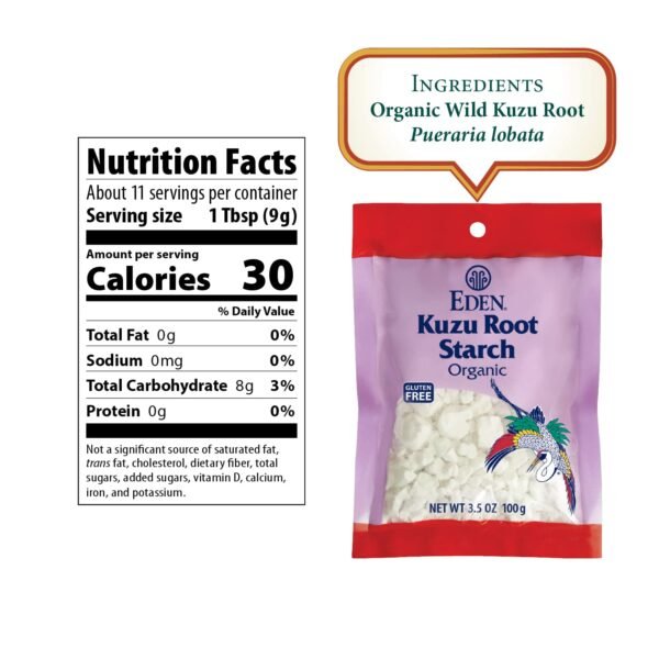 Eden Kuzu Root Starch Review Exploring Organic Thickener Benefits and Uses