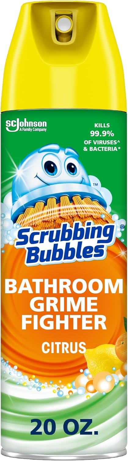 71AFZdBmML._AC_SL1500_ Scrubbing Bubbles Bathroom Cleaner Review Citrus Scent Powerful Grime Fighter Aerosol