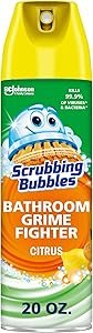 71AFZdBmML._AC_SY300_SX300_ Scrubbing Bubbles Bathroom Cleaner Review Citrus Scent Powerful Grime Fighter Aerosol