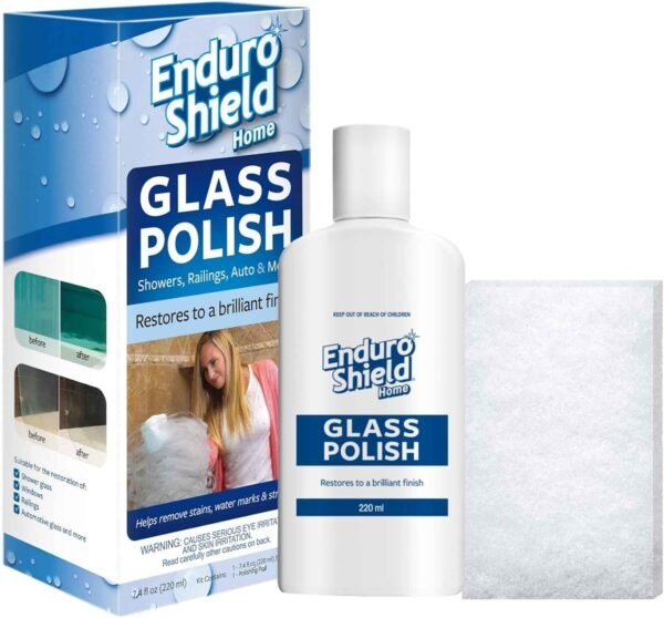 EnduroShield Shower Door Glass Polish Review Removes Hard Water Stains Effortlessly