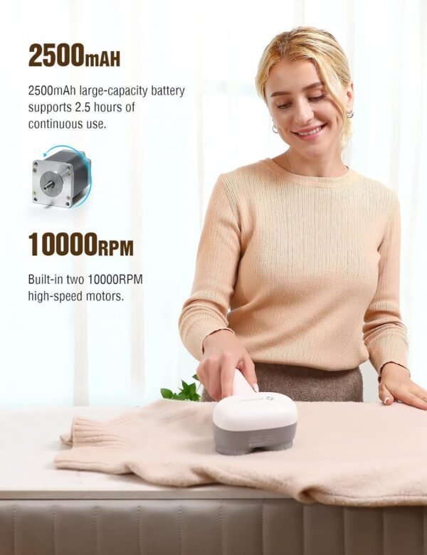 VASSON Fabric Shaver Review Best Rechargeable Lint Remover for Clothes and Furniture