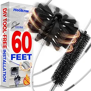 Holikme Dryer Vent Cleaner Kit Review Powerful 60 Feet Lint Remover and Drill Attachment