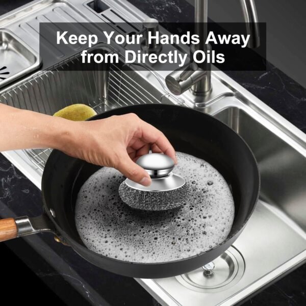 YZRIZX Stainless Steel Wool Scrubber Review Best Heavy Duty Dish Scouring Pads