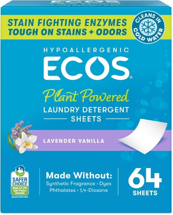 ECOS Laundry Detergent Sheets Review Sustainable Plastic Free Cleaning Power