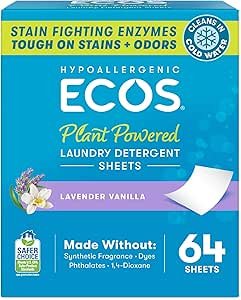 ECOS Laundry Detergent Sheets Review Sustainable Plastic Free Cleaning Power