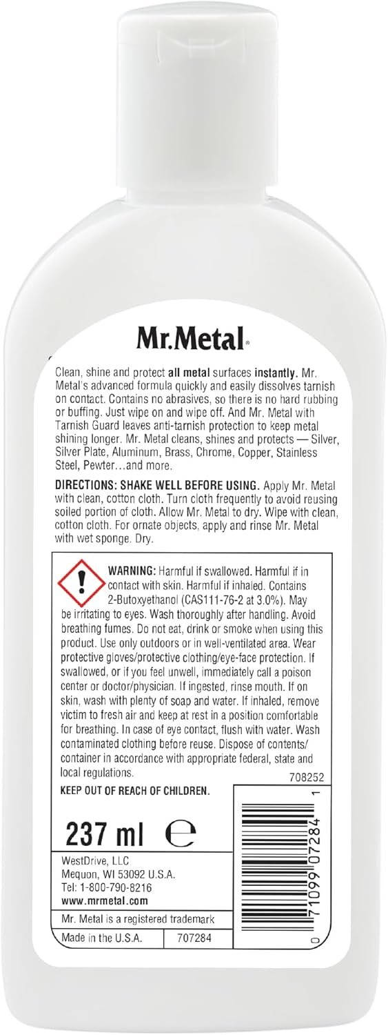 Mr Metal Multipurpose Metal Polish Review Best Cleaner for Silver Brass Chrome