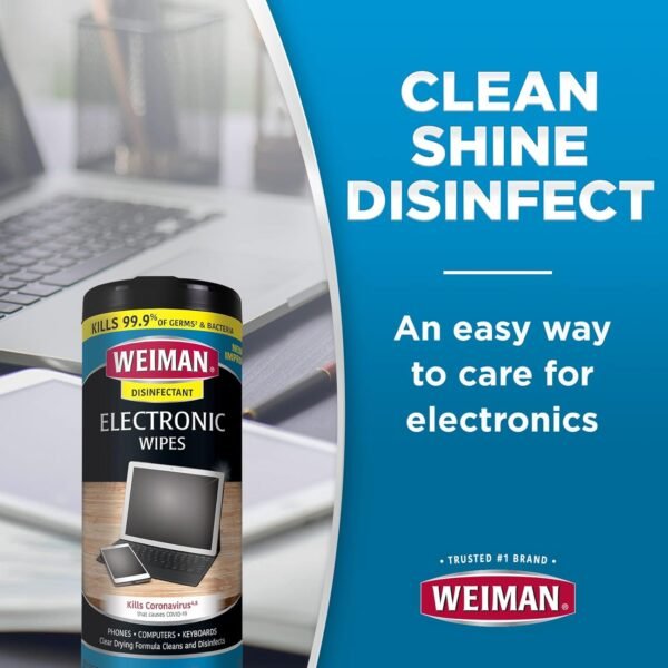 71NhdNnJCKL._AC_SL1500_ Weiman Electronic Screen Cleaner Wipes Review Best Streak Free Disinfecting Solution
