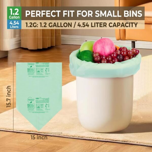 1.2 Gallon Compost Bags T.FORING Review Sustainable Kitchen Waste Solution Tested