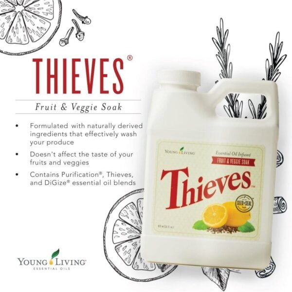 71Qf9xdL-vL._AC_SL1500_ Young Living Thieves Fruit and Veggie Soak Review Best Natural Household Cleaner