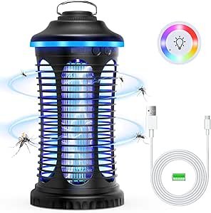 Rechargeable Bug Zapper REOGLE Review Powerful USB Charging Mosquito Trap Patio Essential