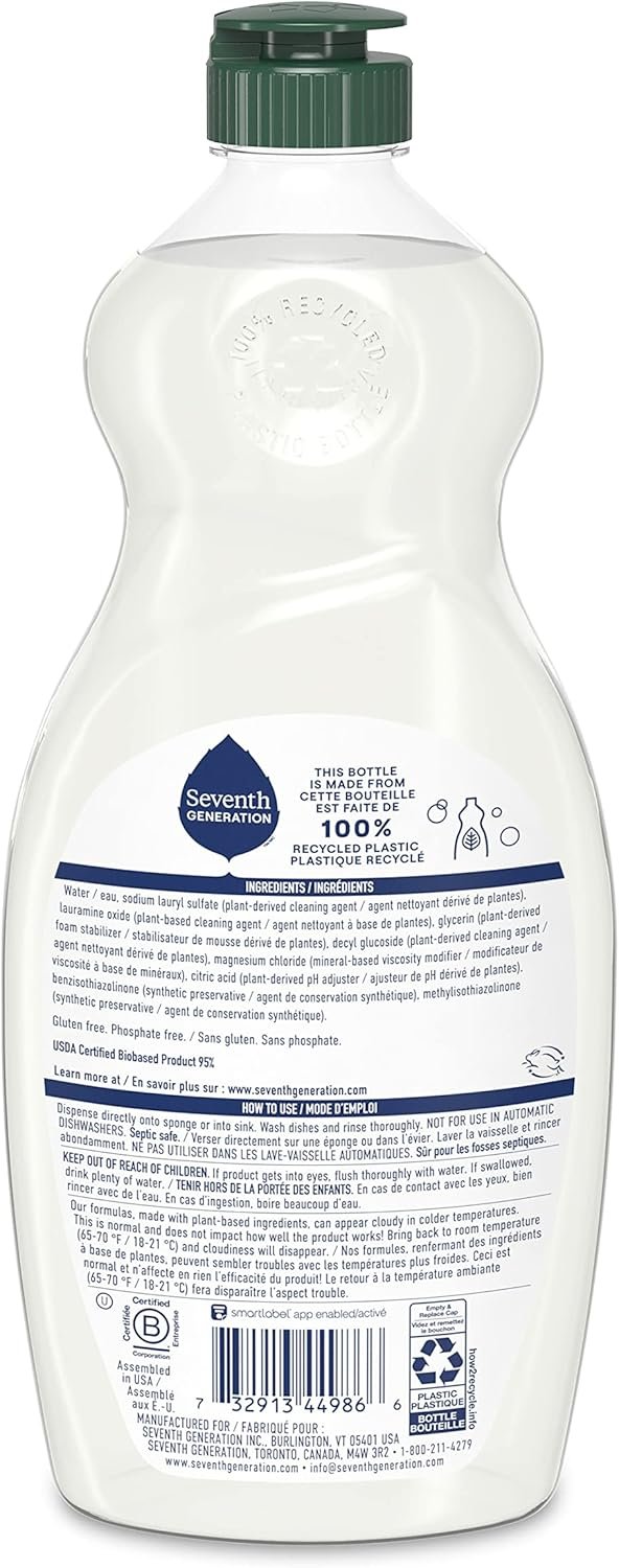 71W4e8DkML._AC_SL1500_ Seventh Generation Dish Soap Review Powerful Plant-Based Formula for Sensitive Skin Cleaning