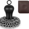 Herda Cast Iron Cleaner Review Mushroom Style Chainmail Scrubber Effectiveness